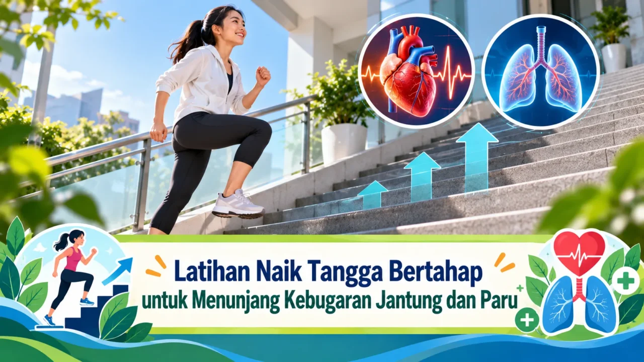 Latihan Naik Tangga Bertahap untuk Menunjang Kebugaran Jantung dan Paru